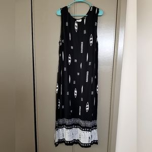 Size 12-14 Dbl split leg dressy casual office-resort or happy hour anytime dress